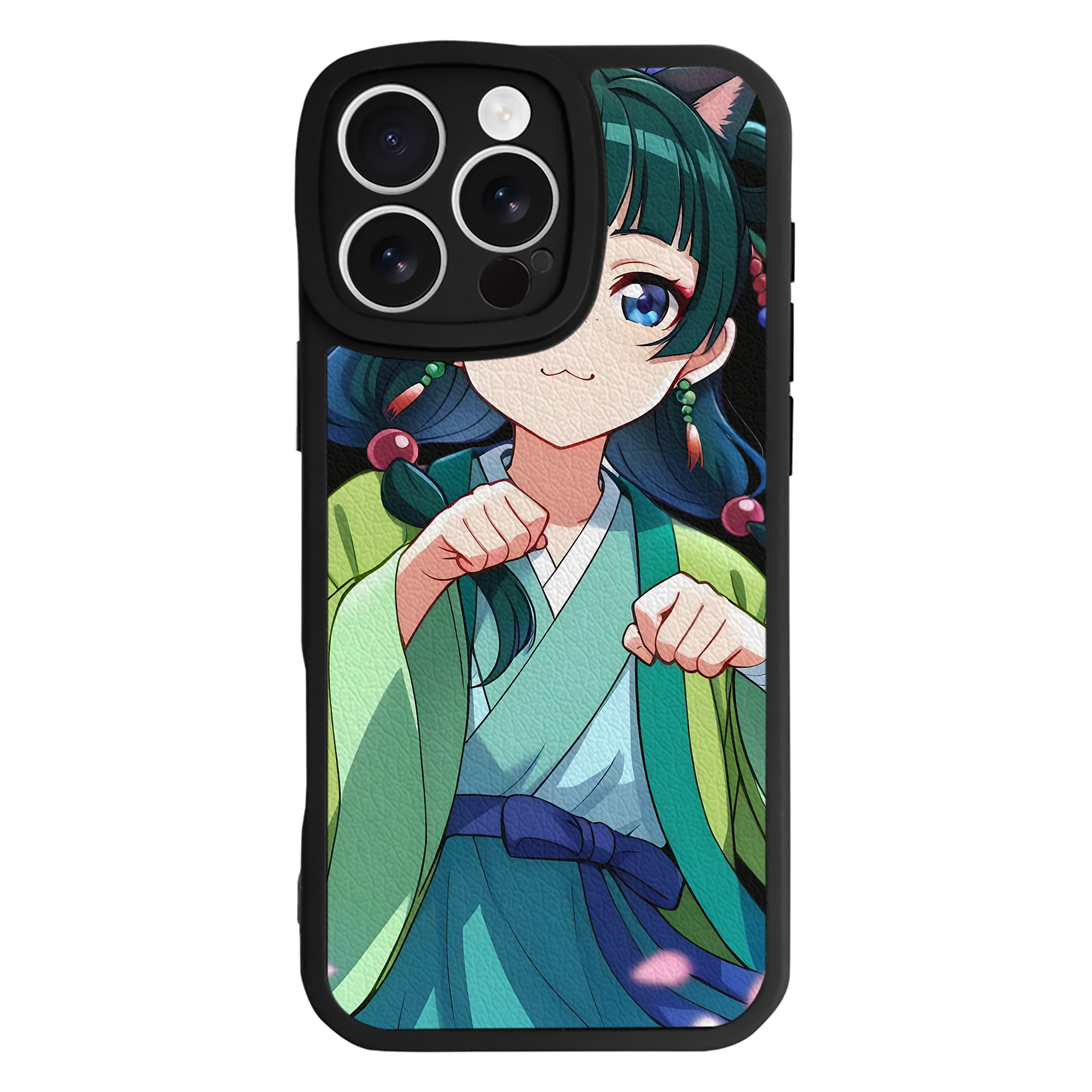 （画像用） 薬屋のひとりごと The Apothecary Diaries 【iPhone 16シリーズ対応】シリコンスマホケース（レザー調） 材質：シリコン